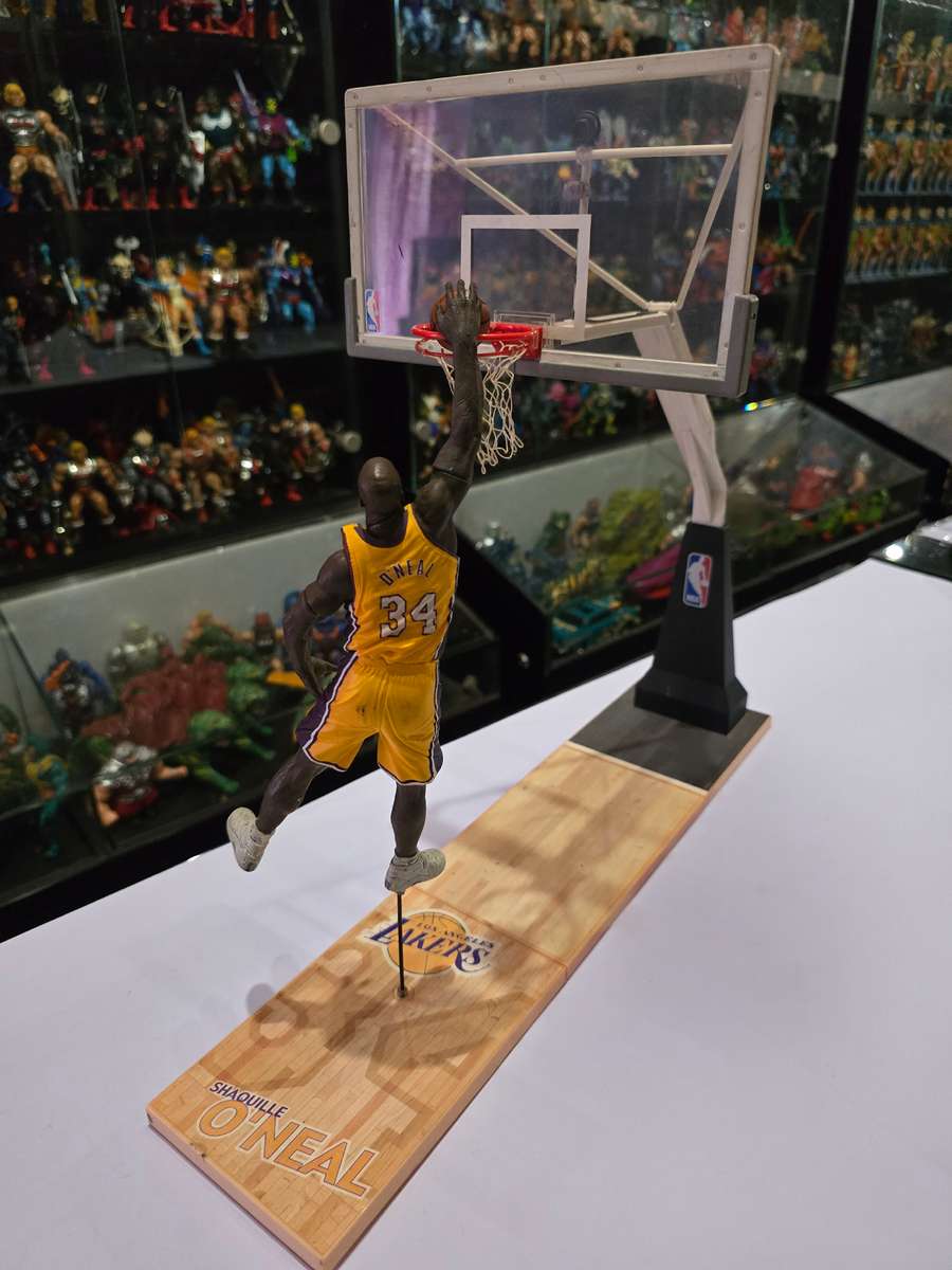 2002 Mcfarlane Nba Backboard With Shaquille O' Neal
