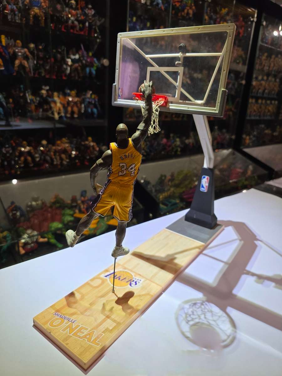 2002 Mcfarlane Nba Backboard With Shaquille O' Neal