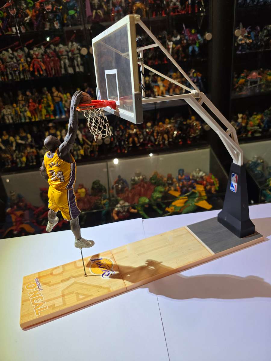2002 Mcfarlane Nba Backboard With Shaquille O' Neal