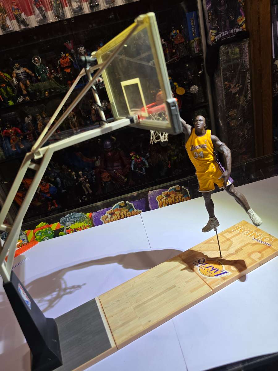 2002 Mcfarlane Nba Backboard With Shaquille O' Neal