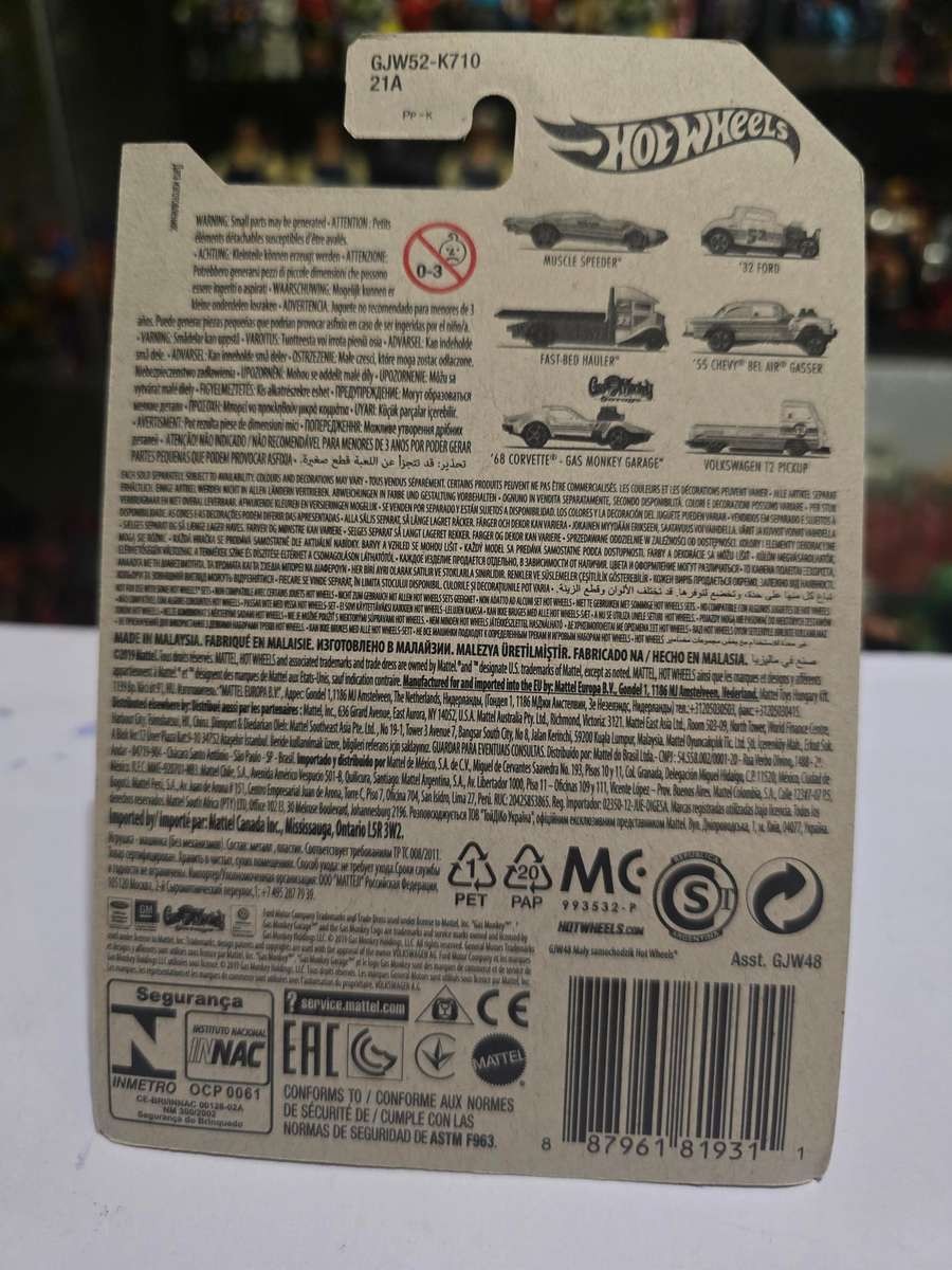 Moc HotWheels 68 Corvette Gas Monkey