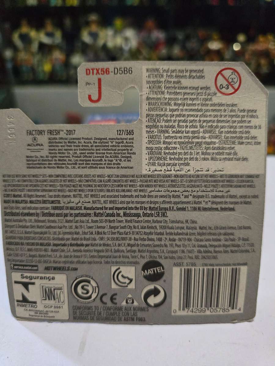 Moc HotWheels 17 Acura NSX