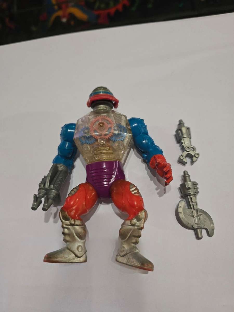 1985 Complete Robotto of He-Man-Masters of the Universe 72 (MOTU) Vintage Figure