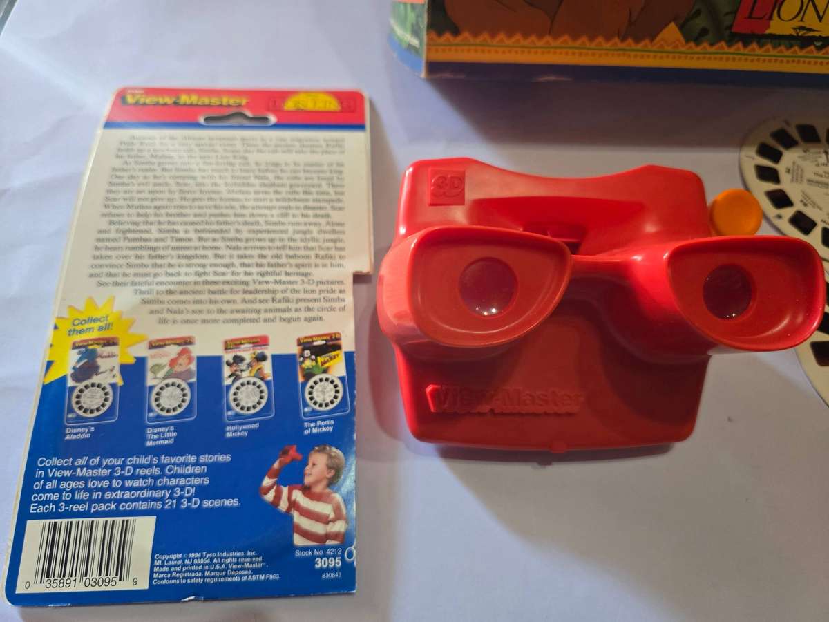 1994 Boxed 3D View-Master The Lion King
