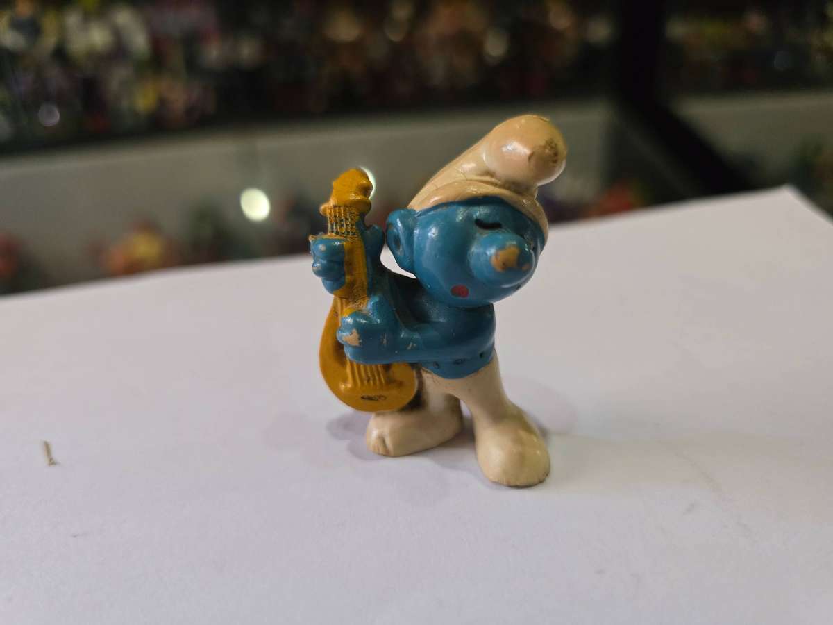 1982 Peyo Lute Vintage Smurf