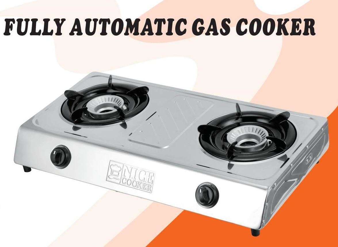 2 Plate Stainless Steel Gas Stove - 2 Burner