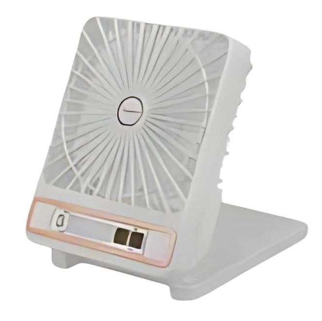 Desktop Solar Fan with light