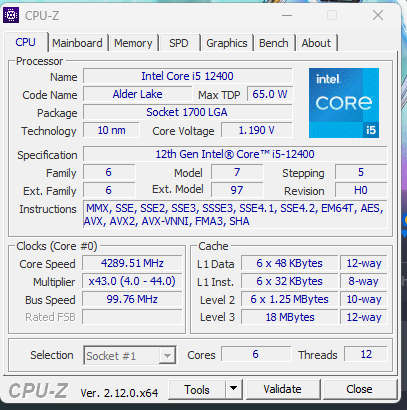 I5 12400 Gaming PC