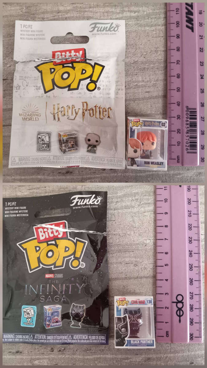 5 Funko Pops and 2 Bitty Pops