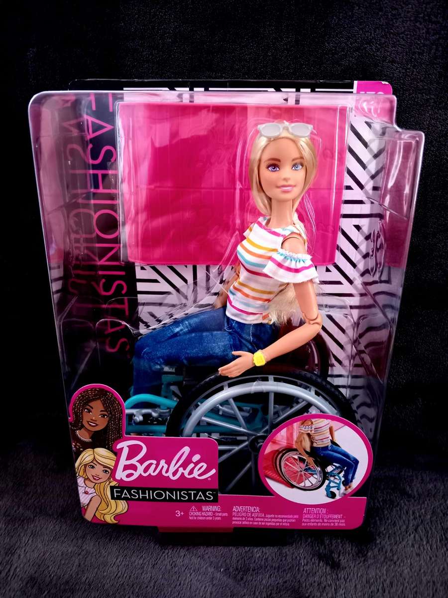Barbie doll in wheelchair