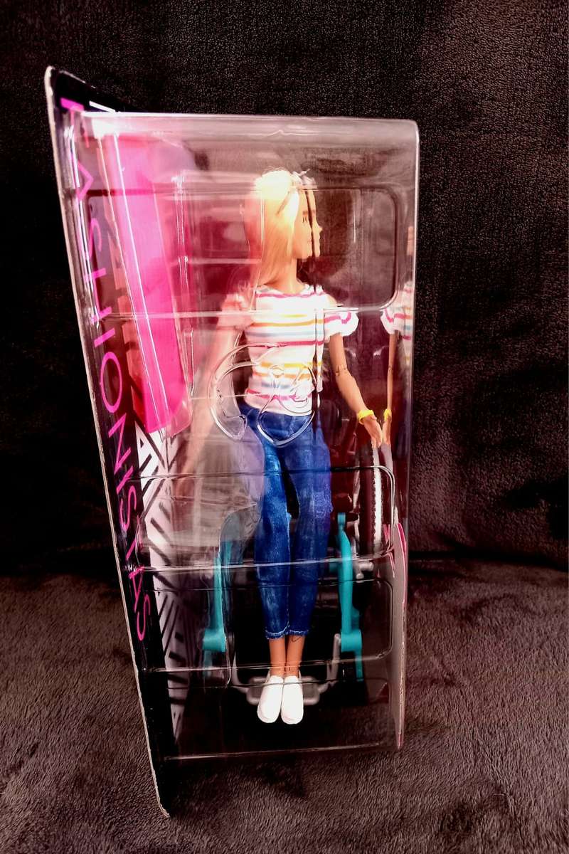 Barbie doll in wheelchair