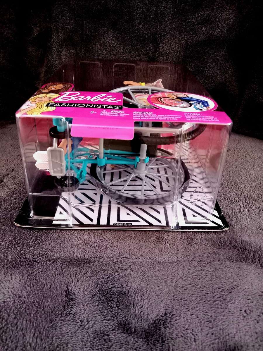 Barbie doll in wheelchair