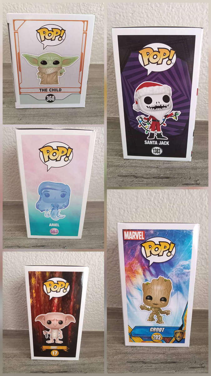 5 Funko Pops and 2 Bitty Pops