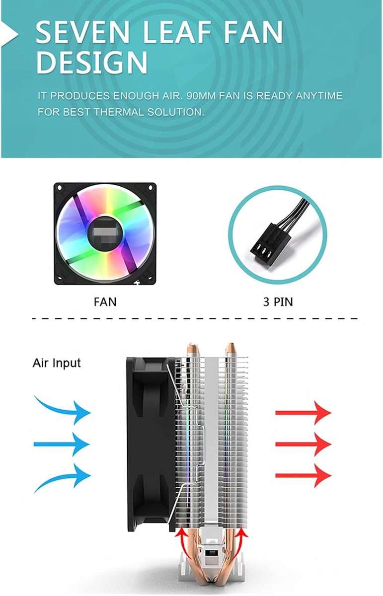 GS Cool G-200C RGB CPU Cooler