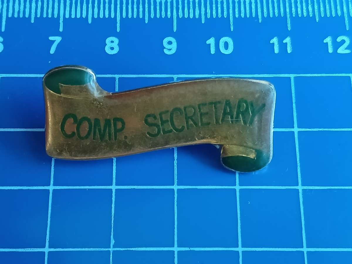 Sport Comp Secretary Badge / Pin
