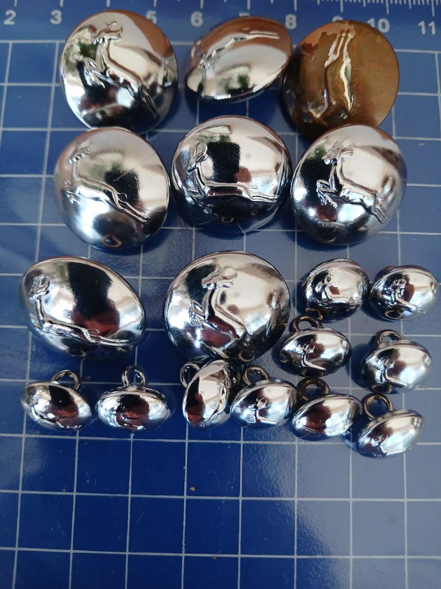 SA Military Springbok Button - Lot