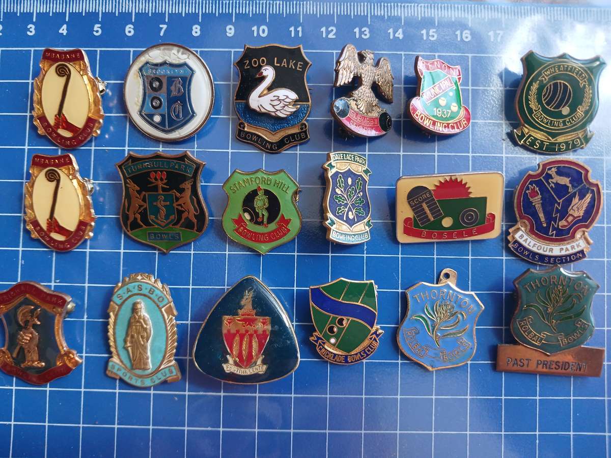 Lawn Bowls Sport Pin / Badges - Lot