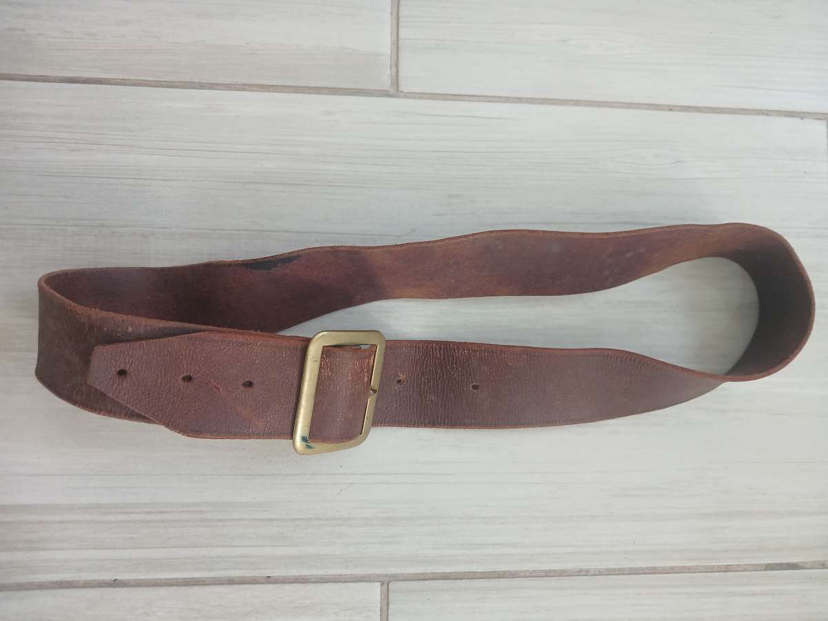 SADF - SA Military Old Leather Belt with Buckle