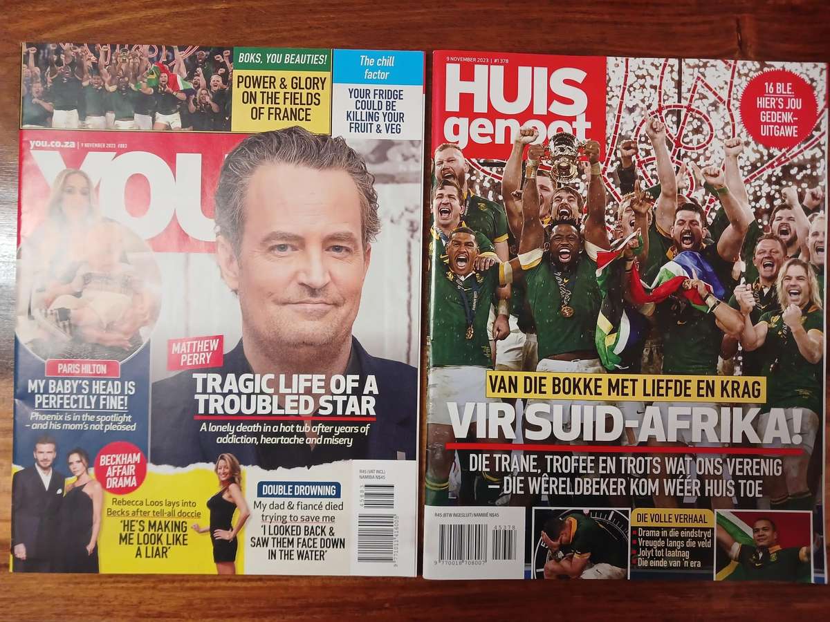 Magazine - Springboks - Huisgenoot + You 9 Nov 2023