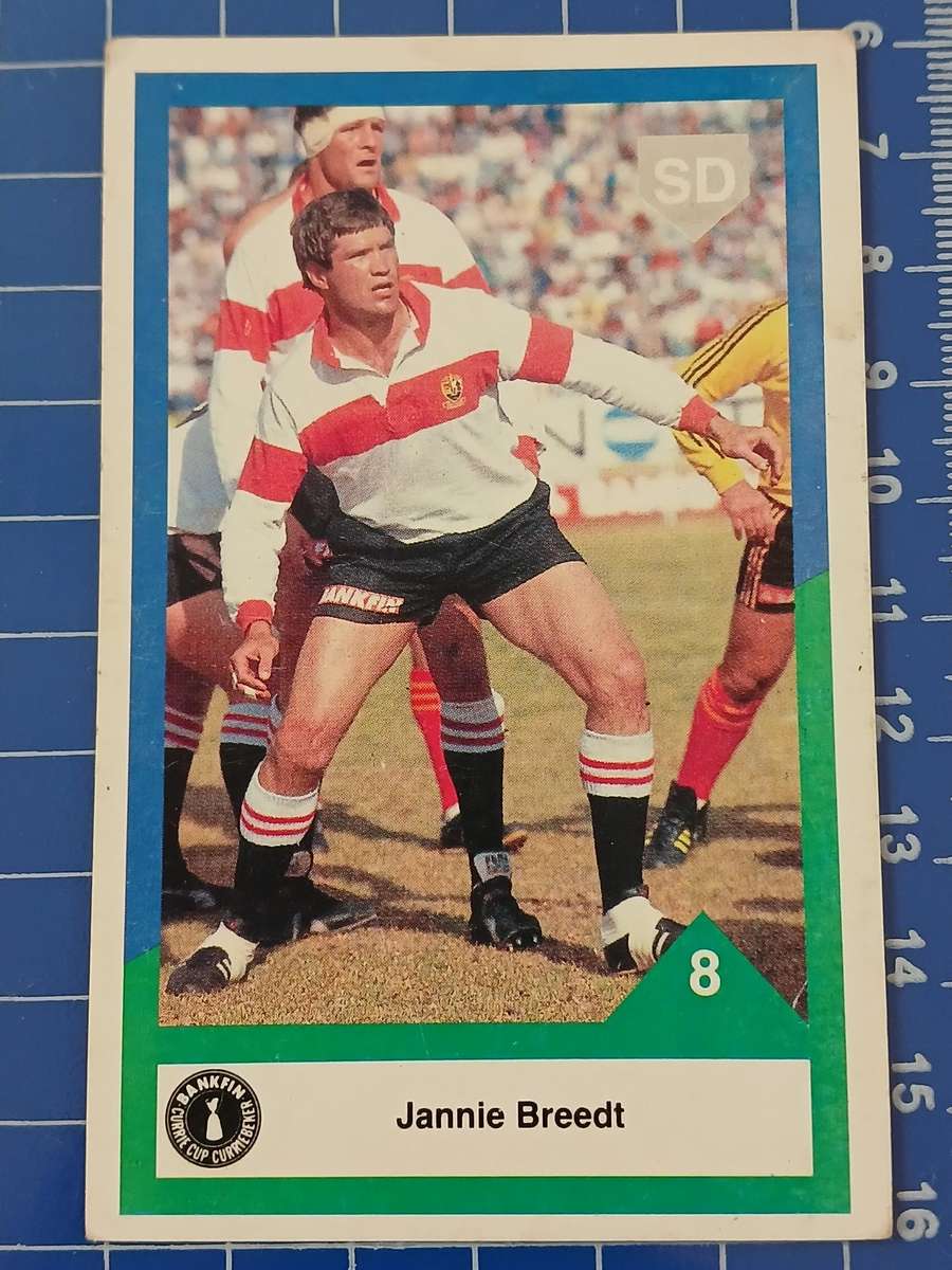 Rugby Trading Card - Jannie Breedt
