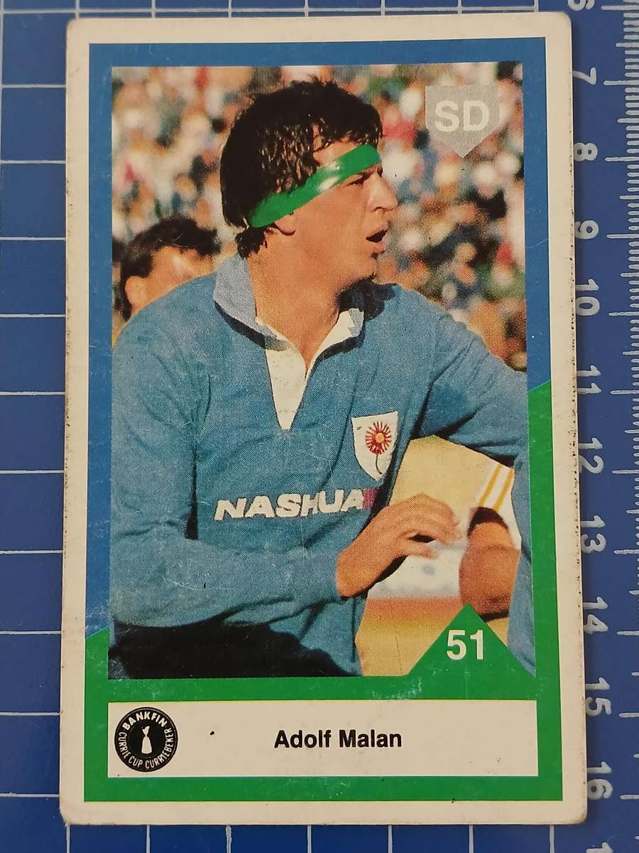 Rugby Trading Card - Adolf Malan