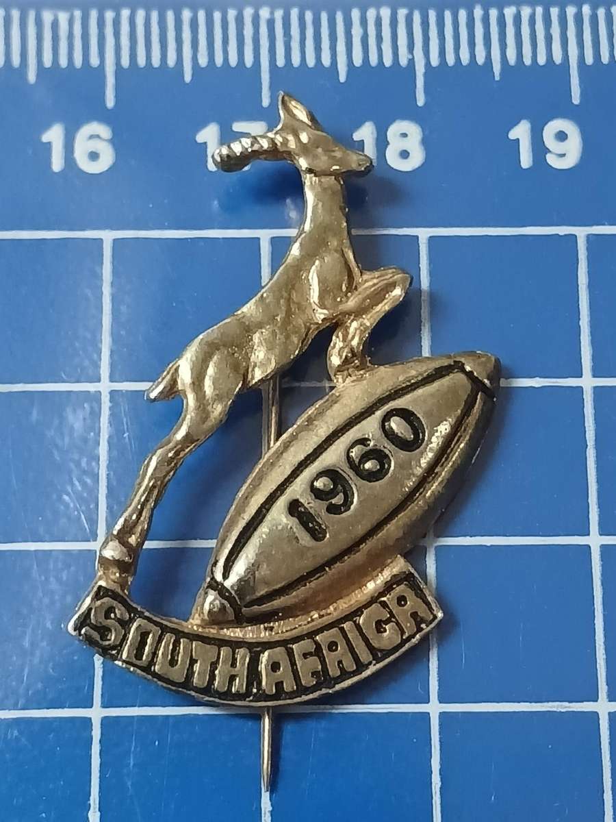 Rugby Pin / Badge Springboks 1960 South Africa
