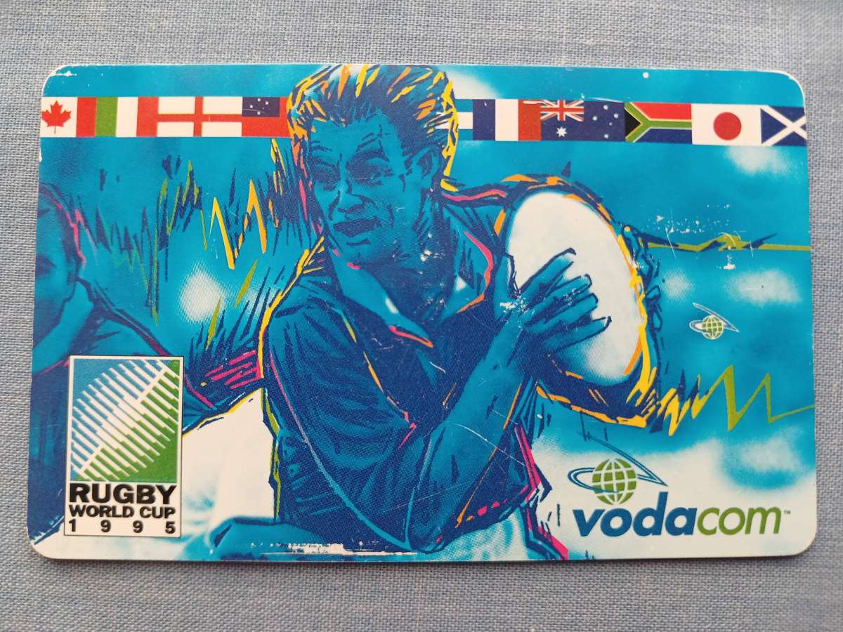 Phone Card Vodacom Rugby World Cup 1995