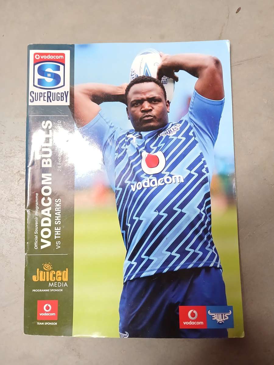 Rugby Programme - Signature Victer Matfield