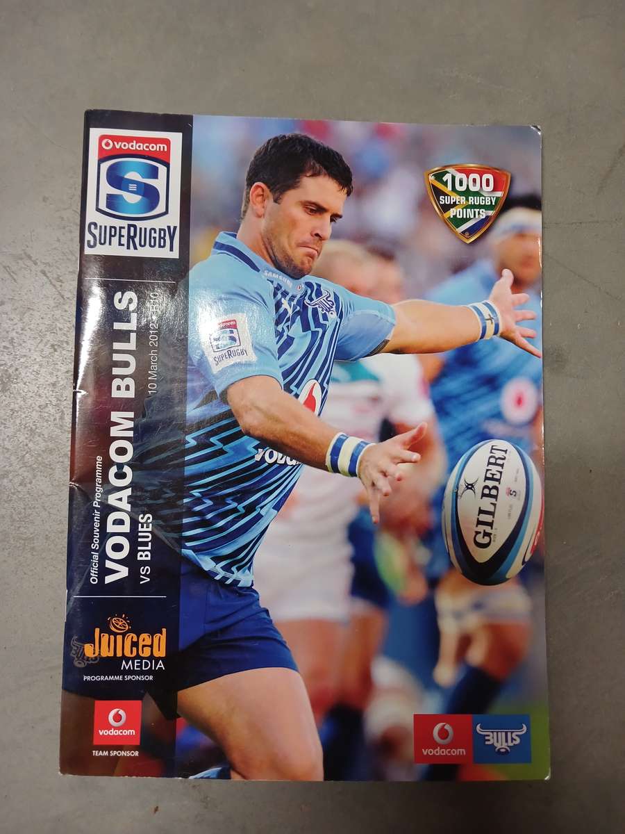 Rugby Programme - Lot I Signature Jaques Potgieter