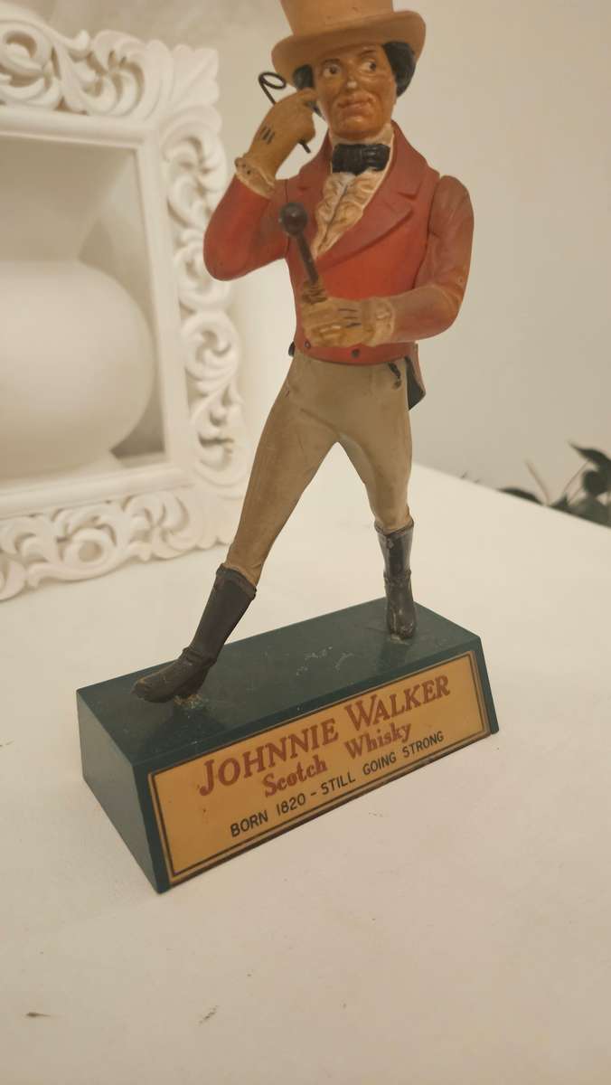 Vintage Johnny Walker bar advertising