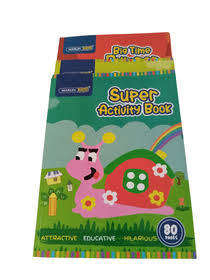 One Bid for SIX! 80 Page Super Activity Books for Kids - Educational & Fun