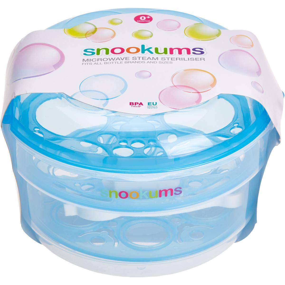 Snookums microwave steam steriliser - Compact Baby Bottle & Accessories Steriliser