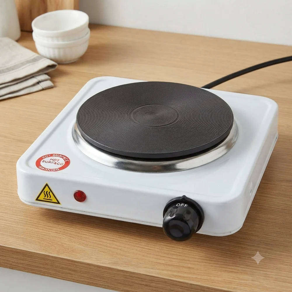 500W electric single hot plate stove countertop hotplate