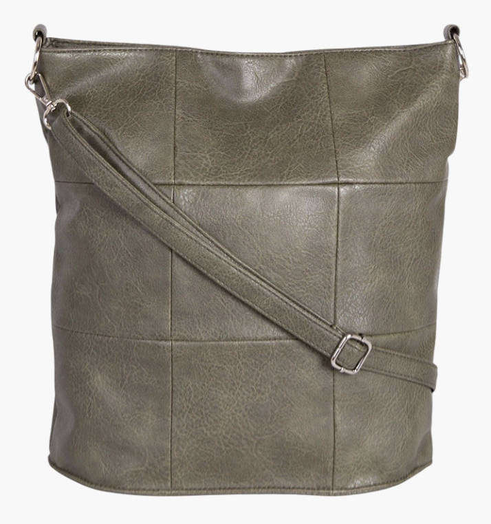 NEW Olive Green Bucket Handbag - Miladys