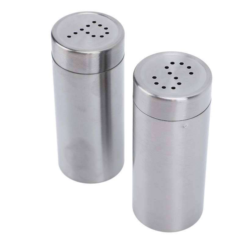 Stainless Steel Salt and Pepper Set - Premium Quality Kitchen Accessories