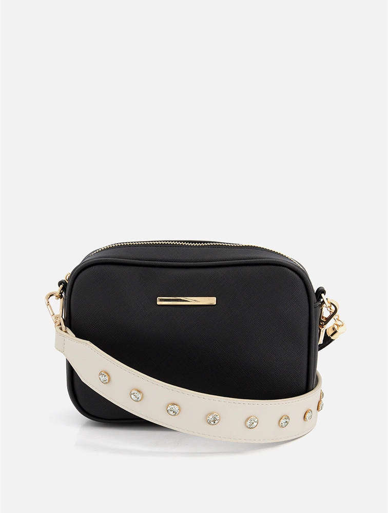 Woolworths White Embellished Bag Strap