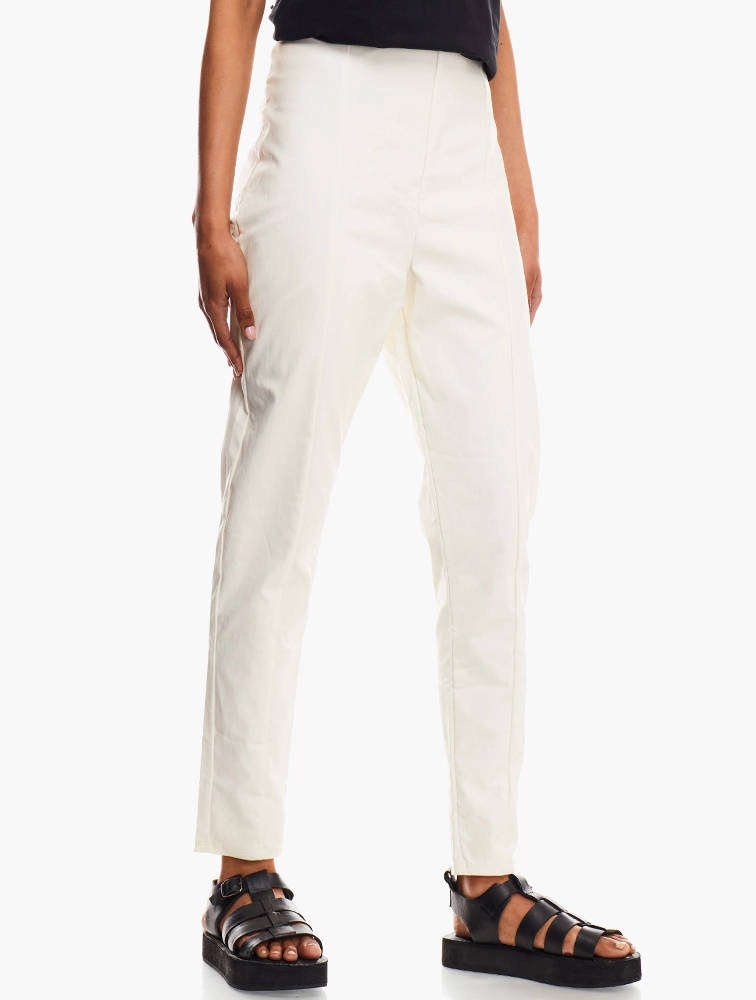 The FIX cream coated skinny fit trousers size medium