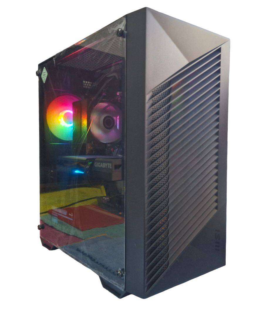 Gaming PC with static RGB, RTX 3060Ti 8Gb GPU, i7-8700 CPU, 32Gb RAM, 512Gb NvMe, Win 11 Pro