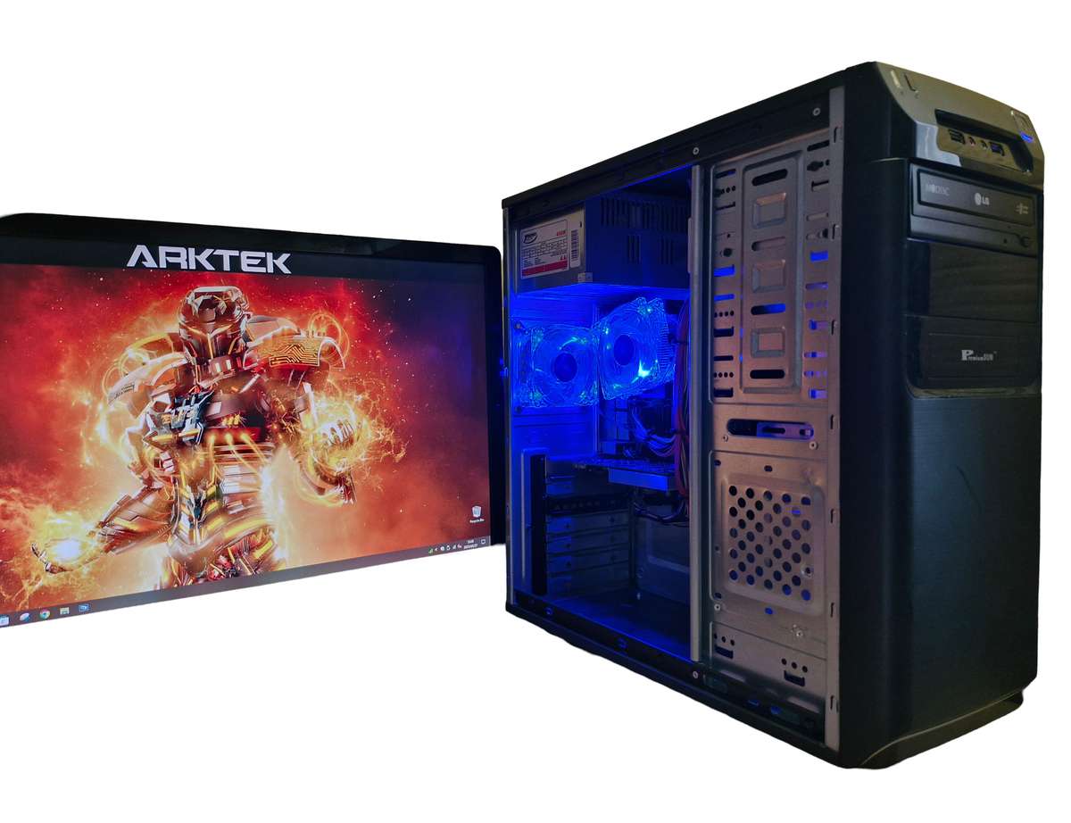 Windows 10 Desktop PC, GT1030 1Gb GPU, C2Duo E8400 CPU, 4Gb RAM, 250Gb SSD, DVD