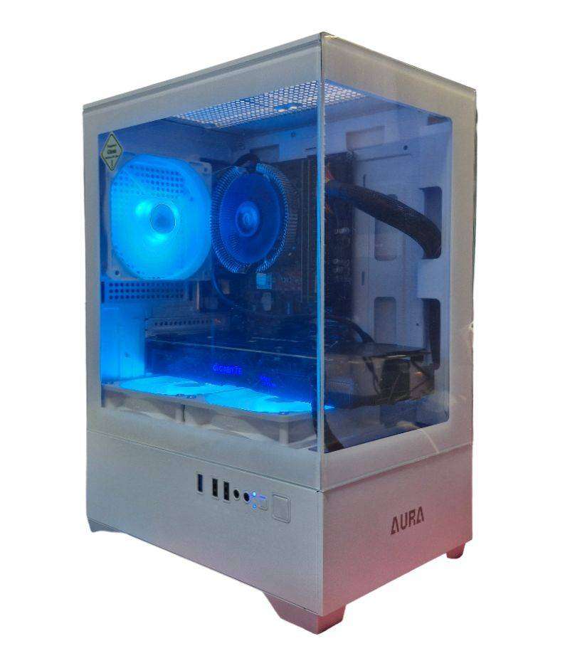 Gaming PC with ARGB, GT1060 6Gb GPU, i5-4590 CPU, 16Gb RAM, 512Gb NvMe, Win 11 Pro