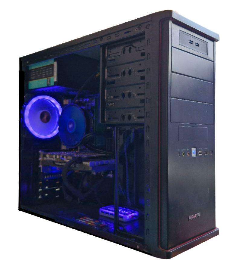 Gaming PC with ARGB, GTX1660 Ti 6Gb GPU, i5-6500 CPU, 16Gb RAM, 512Gb NvMe, Win 11 Pro