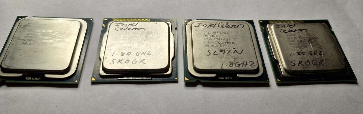 Set of 4 for R100 - Intel Celeron Processors 1.80GHz