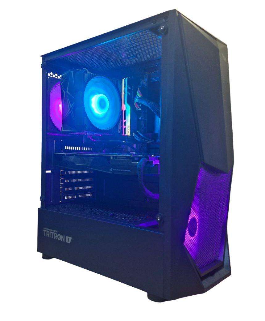 Gaming PC with ARGB, GTX1060 6Gb GPU, i5-7500 CPU, 16Gb RAM, 512Gb NvMe, Win 11 Pro