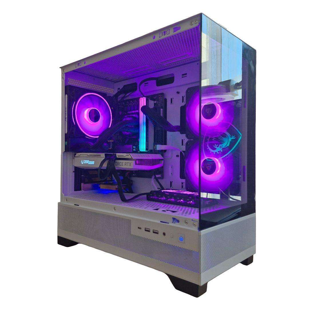 Gaming PC with ARGB, RTX3070 8Gb GPU, i5-14400 CPU, 32Gb DDR5 RAM, 1Tb Gen 4 NvMe, Win 11 Pro