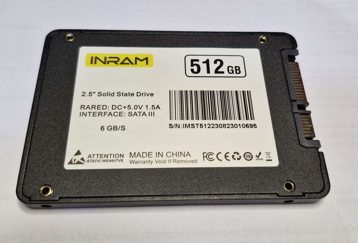 512Gb 6GB/s SATA SSD