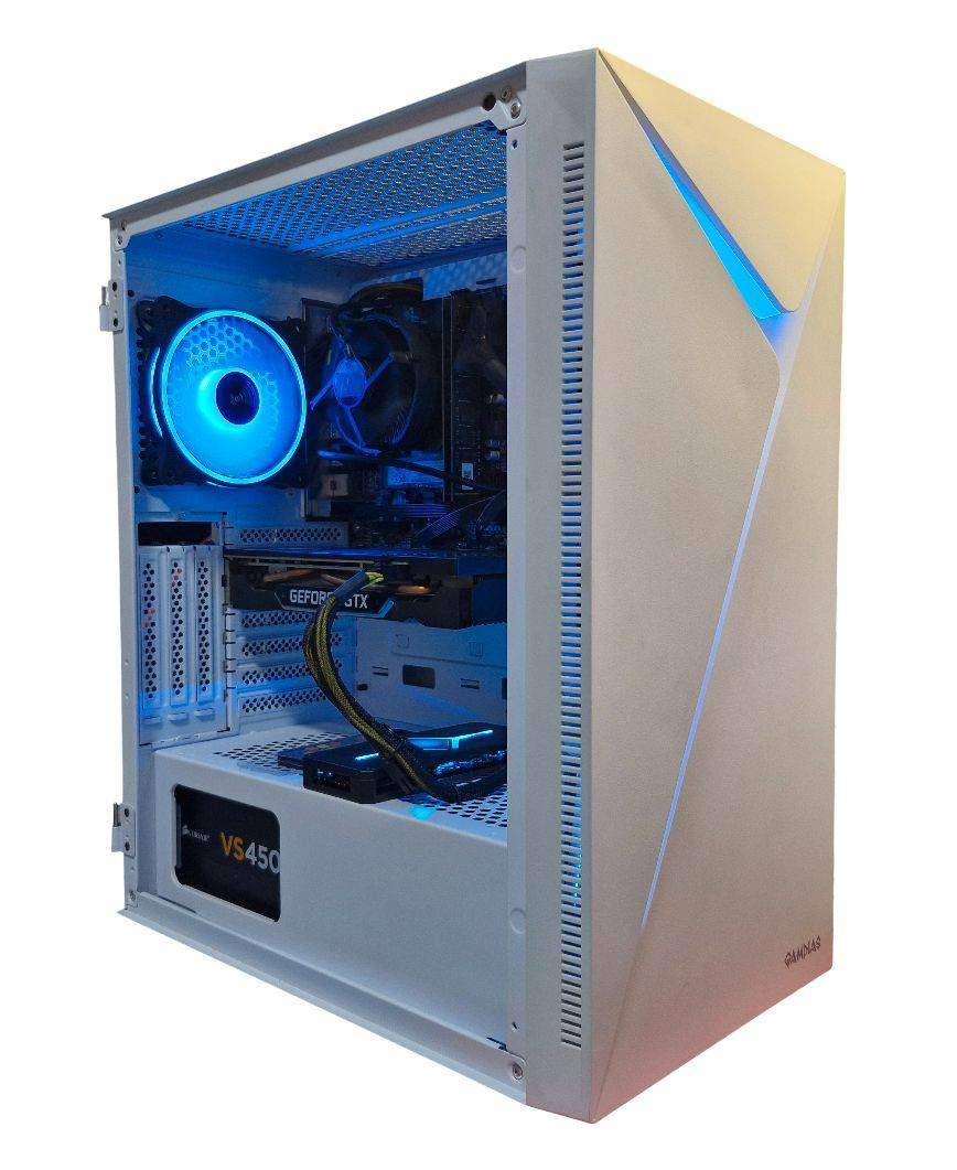 Gaming PC with ARGB, GT1660 Super 6Gb GPU, i5-4590 CPU, 16Gb RAM, 512Gb NvMe, Win 11 Pro