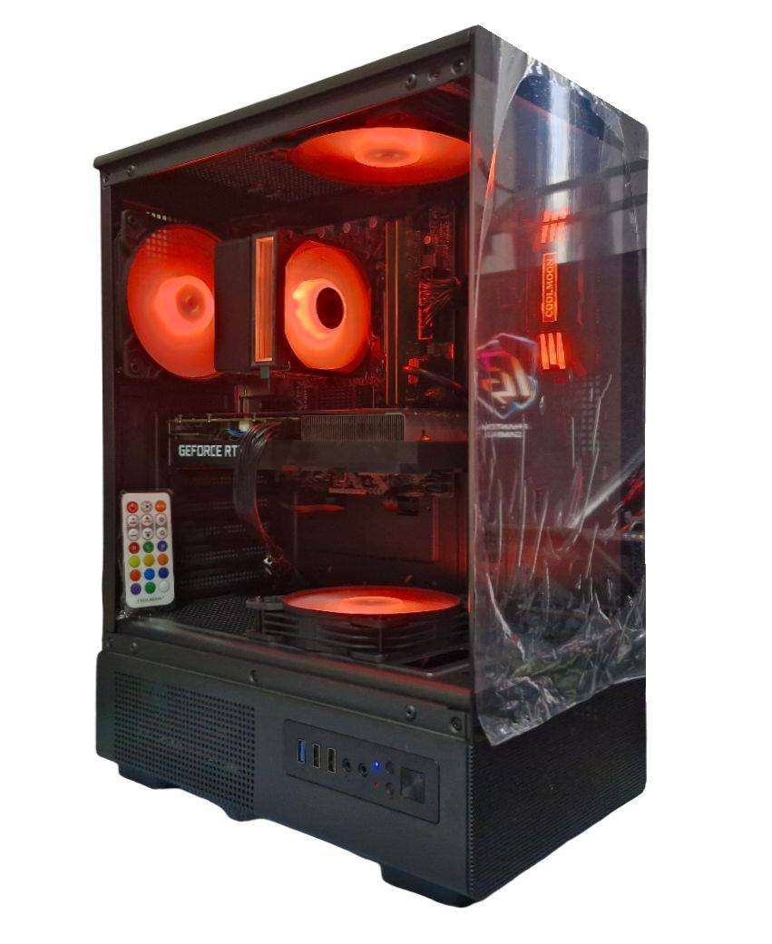 Gaming PC with ARGB, RTX 3060Ti 8Gb GPU, i5-12400 CPU, 32Gb RAM, 1Tb NvMe, Win 11 Pro