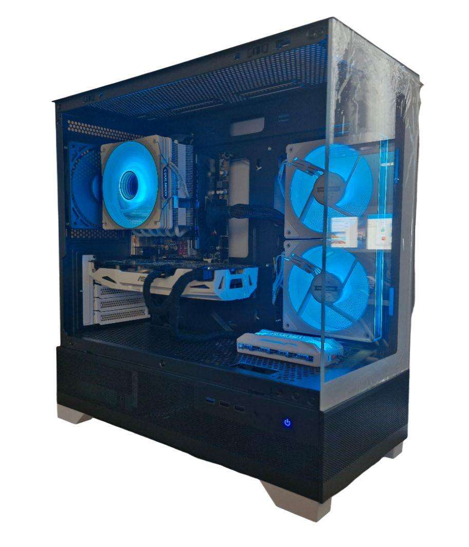 Gaming PC with ARGB, GTX1070 8Gb GPU, i5-9600KF CPU, 16Gb RAM, 512Gb NvMe, Win 11 Pro