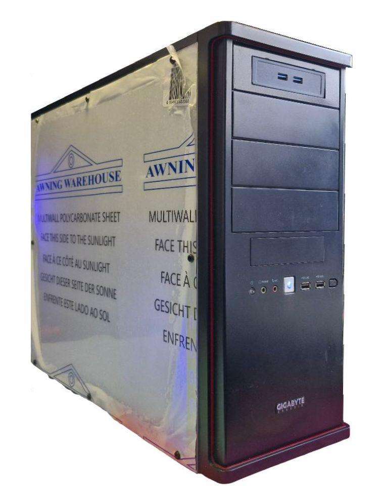 Gaming PC with ARGB, GTX1660 Ti 6Gb GPU, i5-6500 CPU, 16Gb RAM, 512Gb NvMe, Win 11 Pro