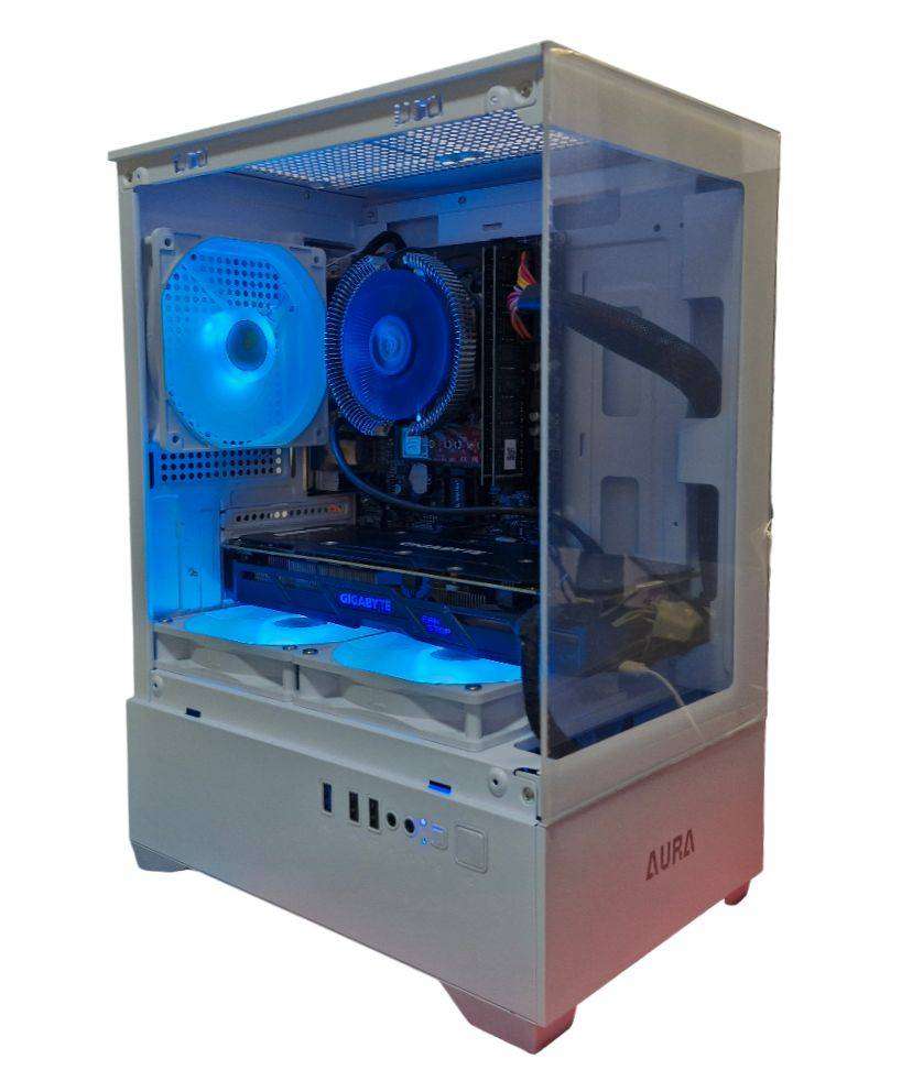 Gaming PC with ARGB, GT1060 6Gb GPU, i5-4590 CPU, 16Gb RAM, 512Gb NvMe, Win 11 Pro